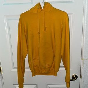 Yellow champion hoodie